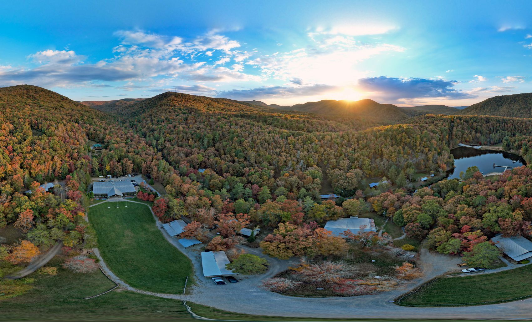 Blue Ridge Scout Reservation - Beautiful mountain landscape view